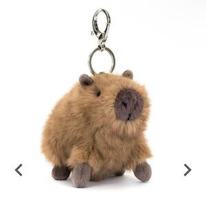 Clyde Capybara Bag Charm Jelly Cat